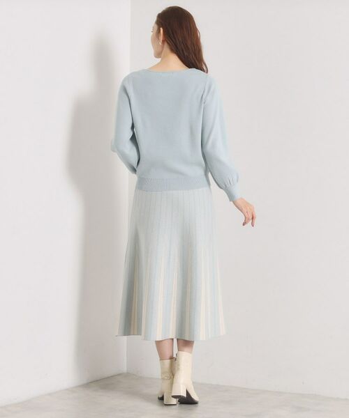 ITS'DEMO / イッツデモ セットアップ | 【手洗い可】フレアスカートニットセットアップ | 詳細21