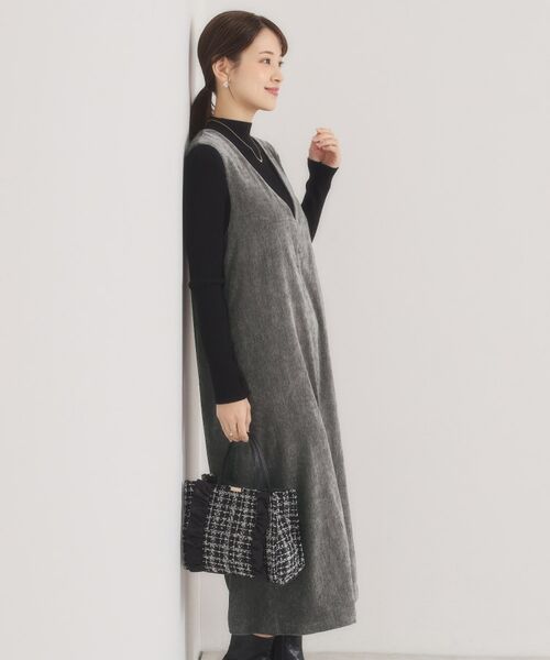 ITS'DEMO / イッツデモ ロング・マキシ丈ワンピース | 【手洗い可】ベロアジャンスカ | 詳細1