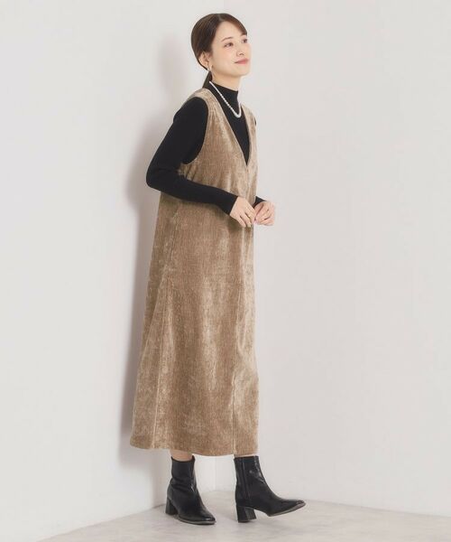 ITS'DEMO / イッツデモ ロング・マキシ丈ワンピース | 【手洗い可】ベロアジャンスカ | 詳細10