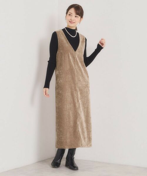 ITS'DEMO / イッツデモ ロング・マキシ丈ワンピース | 【手洗い可】ベロアジャンスカ | 詳細11