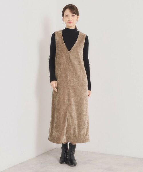 ITS'DEMO / イッツデモ ロング・マキシ丈ワンピース | 【手洗い可】ベロアジャンスカ | 詳細13