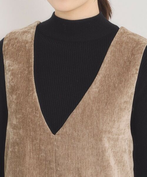 ITS'DEMO / イッツデモ ロング・マキシ丈ワンピース | 【手洗い可】ベロアジャンスカ | 詳細16