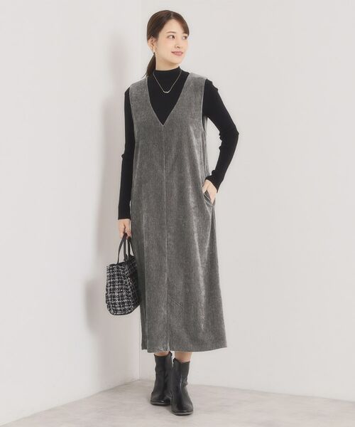 ITS'DEMO / イッツデモ ロング・マキシ丈ワンピース | 【手洗い可】ベロアジャンスカ | 詳細2