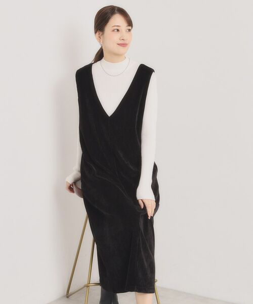ITS'DEMO / イッツデモ ロング・マキシ丈ワンピース | 【手洗い可】ベロアジャンスカ | 詳細5