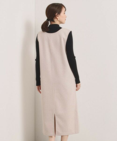 ITS'DEMO / イッツデモ ミニ丈・ひざ丈ワンピース | 【洗濯機OK】カットメルトンジャンスカ | 詳細16