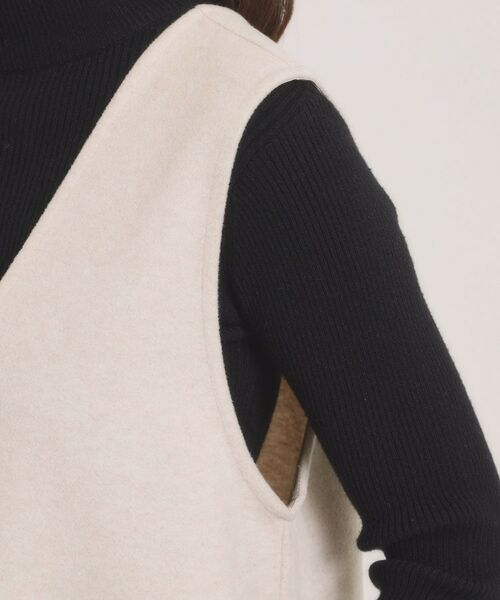 ITS'DEMO / イッツデモ ミニ丈・ひざ丈ワンピース | 【洗濯機OK】カットメルトンジャンスカ | 詳細18