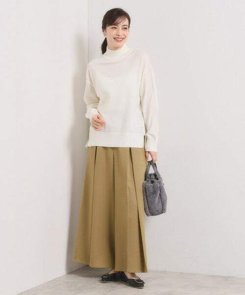 ITS'DEMO / イッツデモ パンツ | 【手洗い可】ツイルタックワイドパンツ | 詳細7