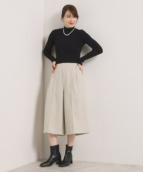 ITS'DEMO / イッツデモ ショート・ハーフ・半端丈パンツ | 【洗濯機OK】カットメルトンキュロット | 詳細11