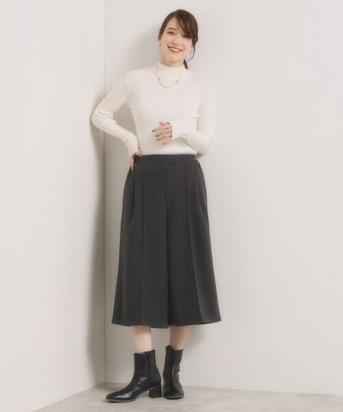 ITS'DEMO / イッツデモ ショート・ハーフ・半端丈パンツ | 【洗濯機OK】カットメルトンキュロット | 詳細2