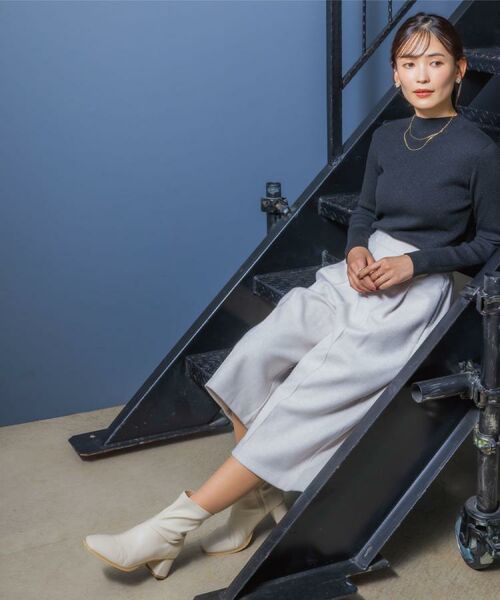 ITS'DEMO / イッツデモ ショート・ハーフ・半端丈パンツ | 【洗濯機OK】カットメルトンキュロット | 詳細20