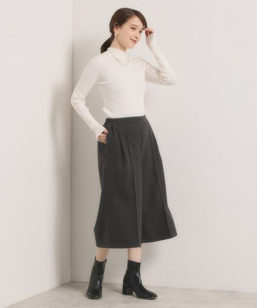 ITS'DEMO / イッツデモ ショート・ハーフ・半端丈パンツ | 【洗濯機OK】カットメルトンキュロット | 詳細3