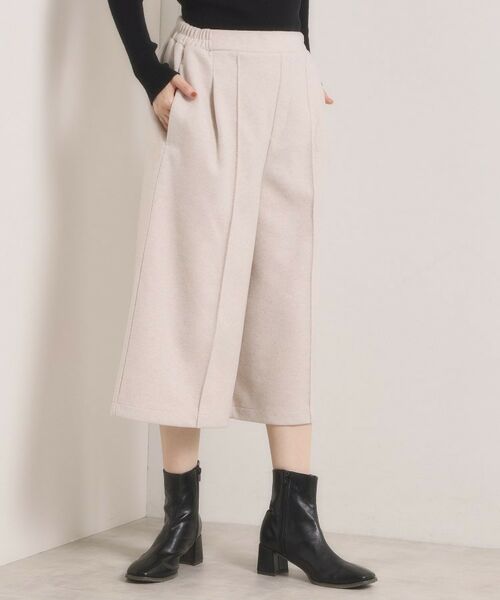 ITS'DEMO / イッツデモ ショート・ハーフ・半端丈パンツ | 【洗濯機OK】カットメルトンキュロット | 詳細5
