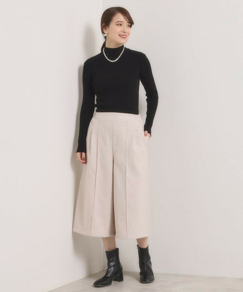 ITS'DEMO / イッツデモ ショート・ハーフ・半端丈パンツ | 【洗濯機OK】カットメルトンキュロット | 詳細6