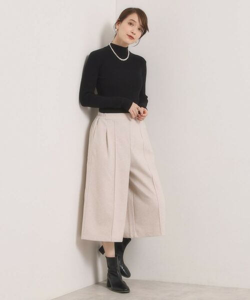 ITS'DEMO / イッツデモ ショート・ハーフ・半端丈パンツ | 【洗濯機OK】カットメルトンキュロット | 詳細7