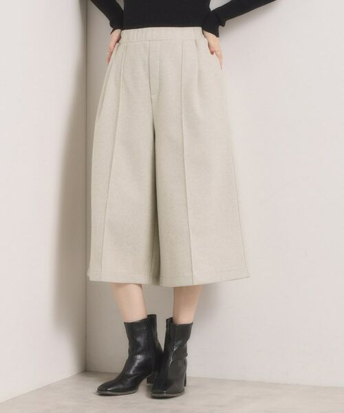ITS'DEMO / イッツデモ ショート・ハーフ・半端丈パンツ | 【洗濯機OK】カットメルトンキュロット | 詳細9