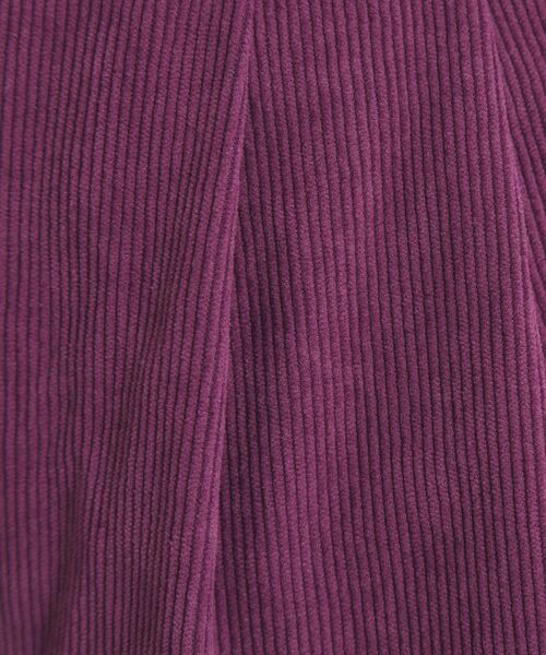 ITS'DEMO / イッツデモ パンツ | 【洗濯機OK／ウエストゴム】コーデュロイワイドパンツ | 詳細12