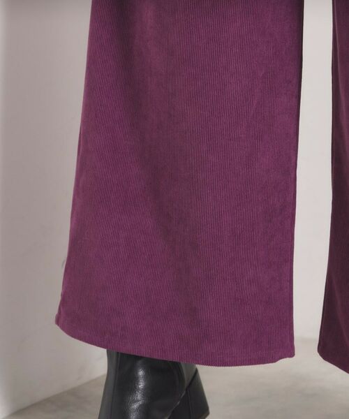 ITS'DEMO / イッツデモ パンツ | 【洗濯機OK／ウエストゴム】コーデュロイワイドパンツ | 詳細19