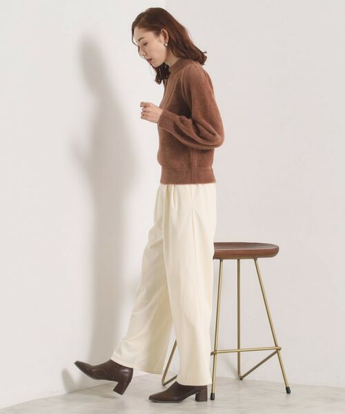 ITS'DEMO / イッツデモ パンツ | 【洗濯機OK／ウエストゴム】コーデュロイワイドパンツ | 詳細3