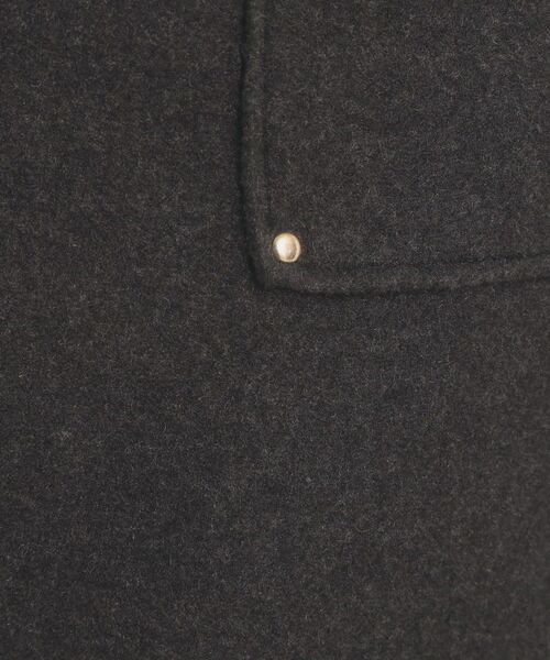 ITS'DEMO / イッツデモ スカート | 【洗濯機OK】カットメルトンタイトスカート | 詳細15