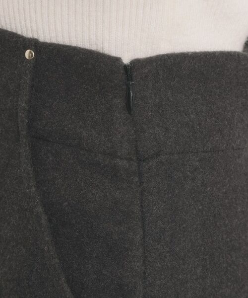 ITS'DEMO / イッツデモ スカート | 【洗濯機OK】カットメルトンタイトスカート | 詳細21