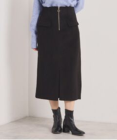 ITS'DEMO / イッツデモ ロング・マキシ丈スカート | 【ウエストゴム】シャギーモッサタイトスカート