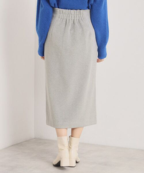 ITS'DEMO / イッツデモ ロング・マキシ丈スカート | 【ウエストゴム】シャギーモッサタイトスカート | 詳細15