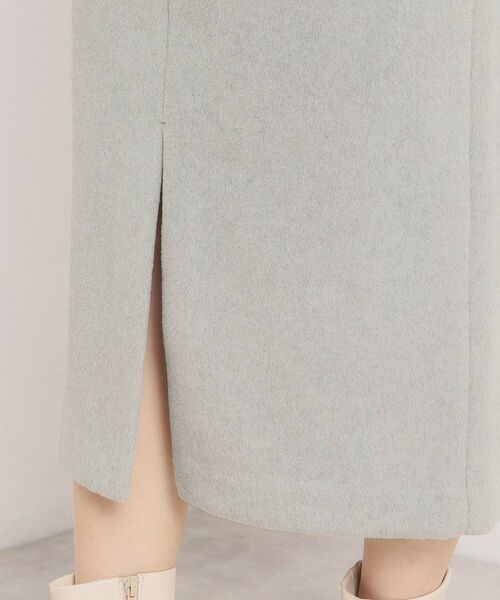 ITS'DEMO / イッツデモ ロング・マキシ丈スカート | 【ウエストゴム】シャギーモッサタイトスカート | 詳細18