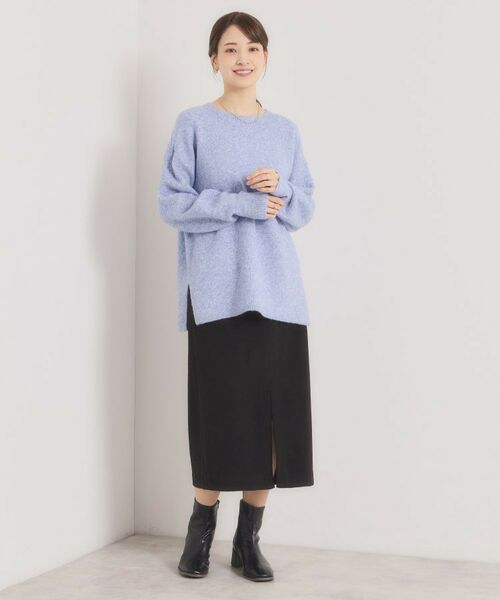 ITS'DEMO / イッツデモ ロング・マキシ丈スカート | 【ウエストゴム】シャギーモッサタイトスカート | 詳細2