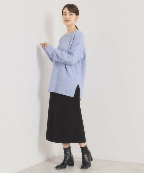 ITS'DEMO / イッツデモ ロング・マキシ丈スカート | 【ウエストゴム】シャギーモッサタイトスカート | 詳細3