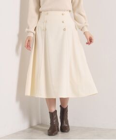 ITS'DEMO / イッツデモ スカート | 【洗濯機OK／ウエストゴム】コーデュロイスカート