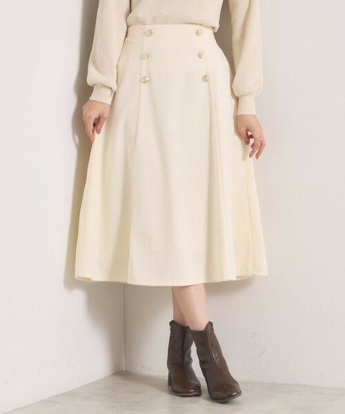 ITS'DEMO / イッツデモ スカート | 【洗濯機OK／ウエストゴム】コーデュロイスカート | 詳細1