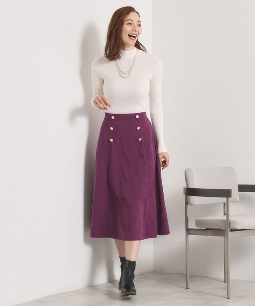 ITS'DEMO / イッツデモ スカート | 【洗濯機OK／ウエストゴム】コーデュロイスカート | 詳細10