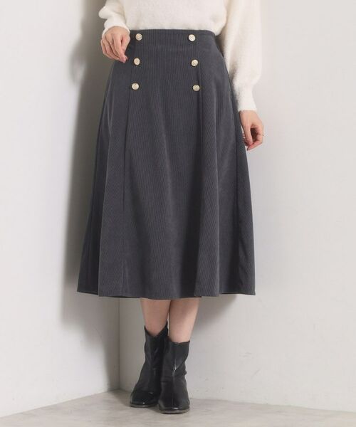 ITS'DEMO / イッツデモ スカート | 【洗濯機OK／ウエストゴム】コーデュロイスカート | 詳細13
