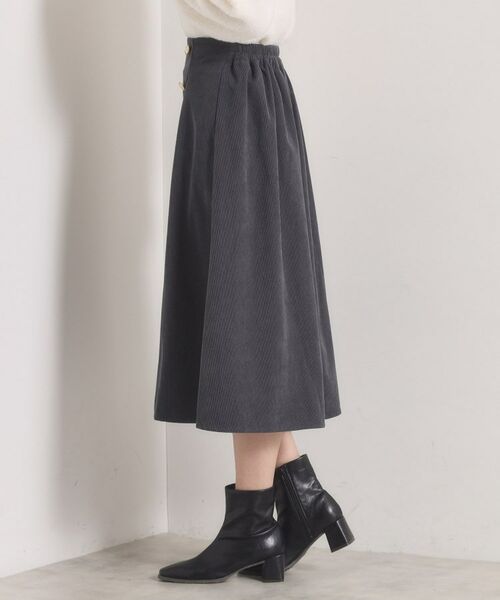 ITS'DEMO / イッツデモ スカート | 【洗濯機OK／ウエストゴム】コーデュロイスカート | 詳細14