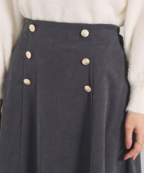 ITS'DEMO / イッツデモ スカート | 【洗濯機OK／ウエストゴム】コーデュロイスカート | 詳細16