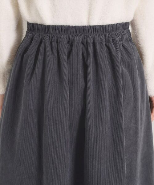 ITS'DEMO / イッツデモ スカート | 【洗濯機OK／ウエストゴム】コーデュロイスカート | 詳細17