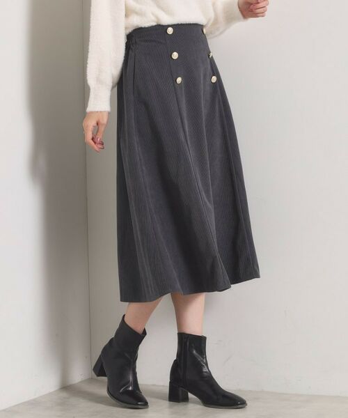 ITS'DEMO / イッツデモ スカート | 【洗濯機OK／ウエストゴム】コーデュロイスカート | 詳細5