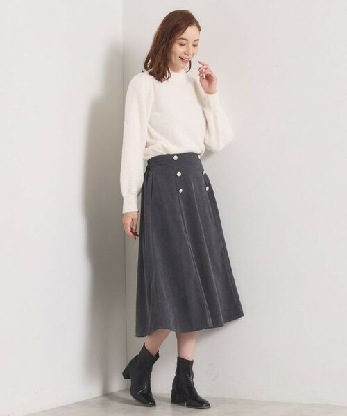 ITS'DEMO / イッツデモ スカート | 【洗濯機OK／ウエストゴム】コーデュロイスカート | 詳細6