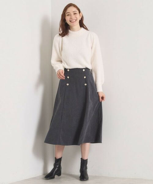 ITS'DEMO / イッツデモ スカート | 【洗濯機OK／ウエストゴム】コーデュロイスカート | 詳細7