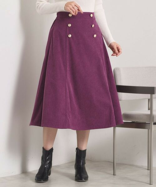 ITS'DEMO / イッツデモ スカート | 【洗濯機OK／ウエストゴム】コーデュロイスカート | 詳細9