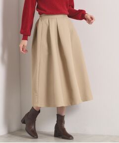 ITS'DEMO / イッツデモ ロング・マキシ丈スカート | 【手洗い可／ウエストゴム】千鳥ジャカードスカート