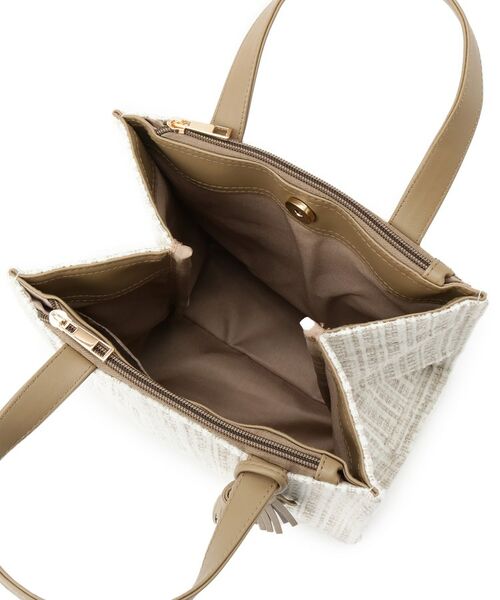 ITS'DEMO / イッツデモ トートバッグ | ツイードタッセルミニトート | 詳細15