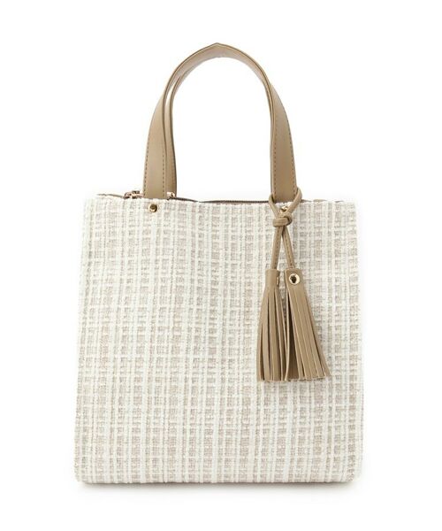 ITS'DEMO / イッツデモ トートバッグ | ツイードタッセルミニトート | 詳細8