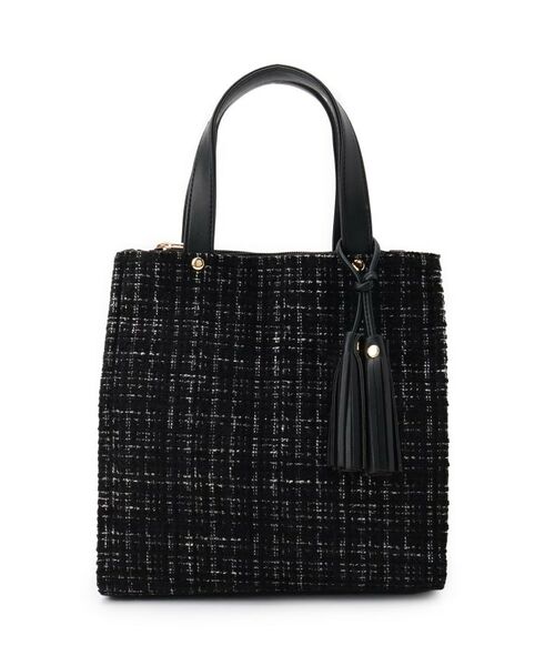 ITS'DEMO / イッツデモ トートバッグ | ツイードタッセルミニトート | 詳細9