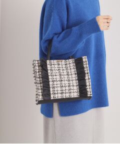 ITS'DEMO / イッツデモ トートバッグ | フリルツイードミニトート