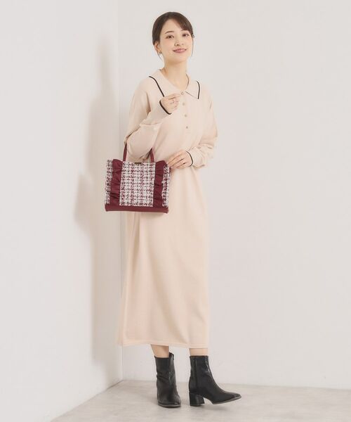 ITS'DEMO / イッツデモ トートバッグ | フリルツイードミニトート | 詳細6