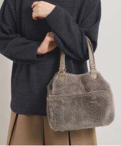 ITS'DEMO / イッツデモ トートバッグ | 【2WAY】両あおりフェイクファートート