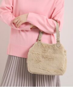 ITS'DEMO / イッツデモ トートバッグ | 【2WAY】両あおりフェイクファートート