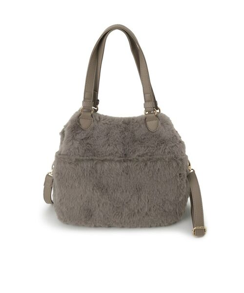 ITS'DEMO / イッツデモ トートバッグ | 【2WAY】両あおりフェイクファートート | 詳細11