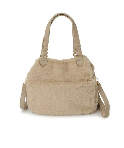 ITS'DEMO / イッツデモ トートバッグ | 【2WAY】両あおりフェイクファートート | 詳細12